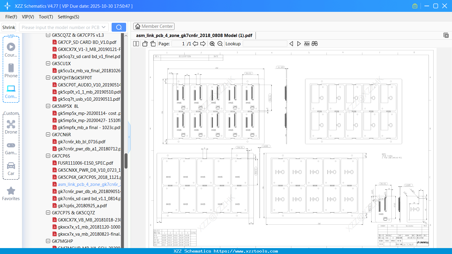 Laptop Mechrevo Asm_link_pcb_4_zone_gk7cn6r_2018_0808 Model (1)